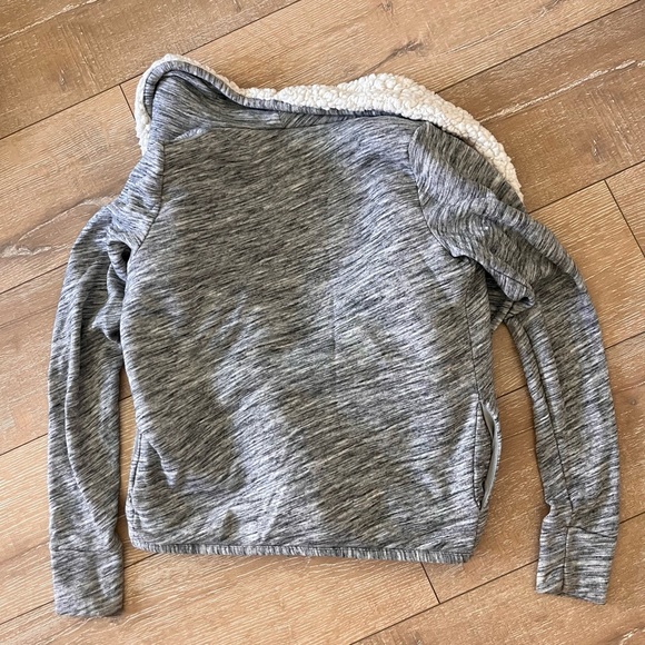 Abercrombie & Fitch Sherpa Lined Cotton Jacket/Cardigan -S - Picture 3 of 5